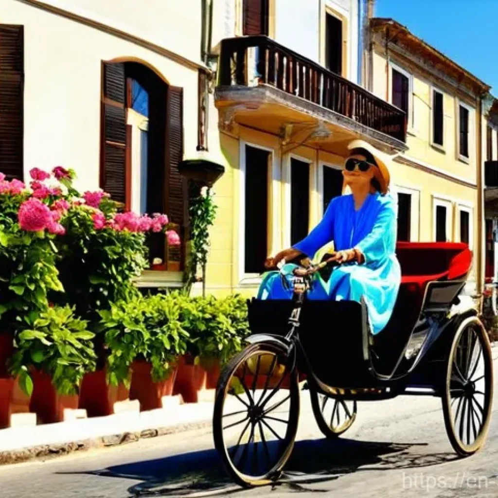 튀르키예 주요 섬 관광 루트 - **Princes' Islands Serenity:** A picturesque, car-free cobblestone street on B&uuml;y&uuml;kada, one of Turkey...