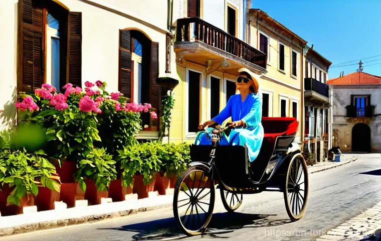튀르키예 주요 섬 관광 루트 - **Princes' Islands Serenity:** A picturesque, car-free cobblestone street on Büyükada, one of Turkey...